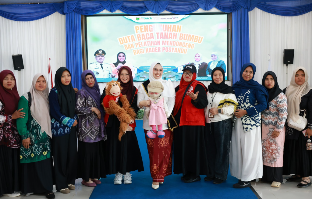 Bunda Literasi Tanah Bumbu membuka pelatihan mendongeng bagi kader posyandu